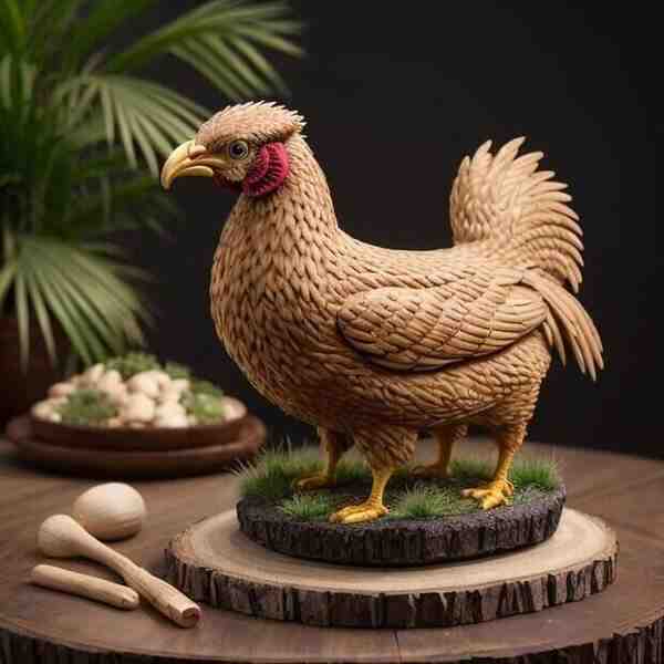 Американский суп с диким рисом и курицей